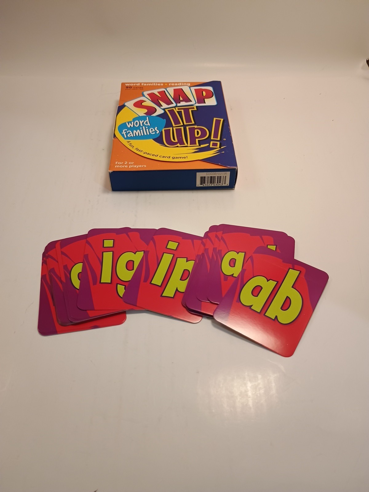 Snap It Up Card Game Lot: Math & Word Families