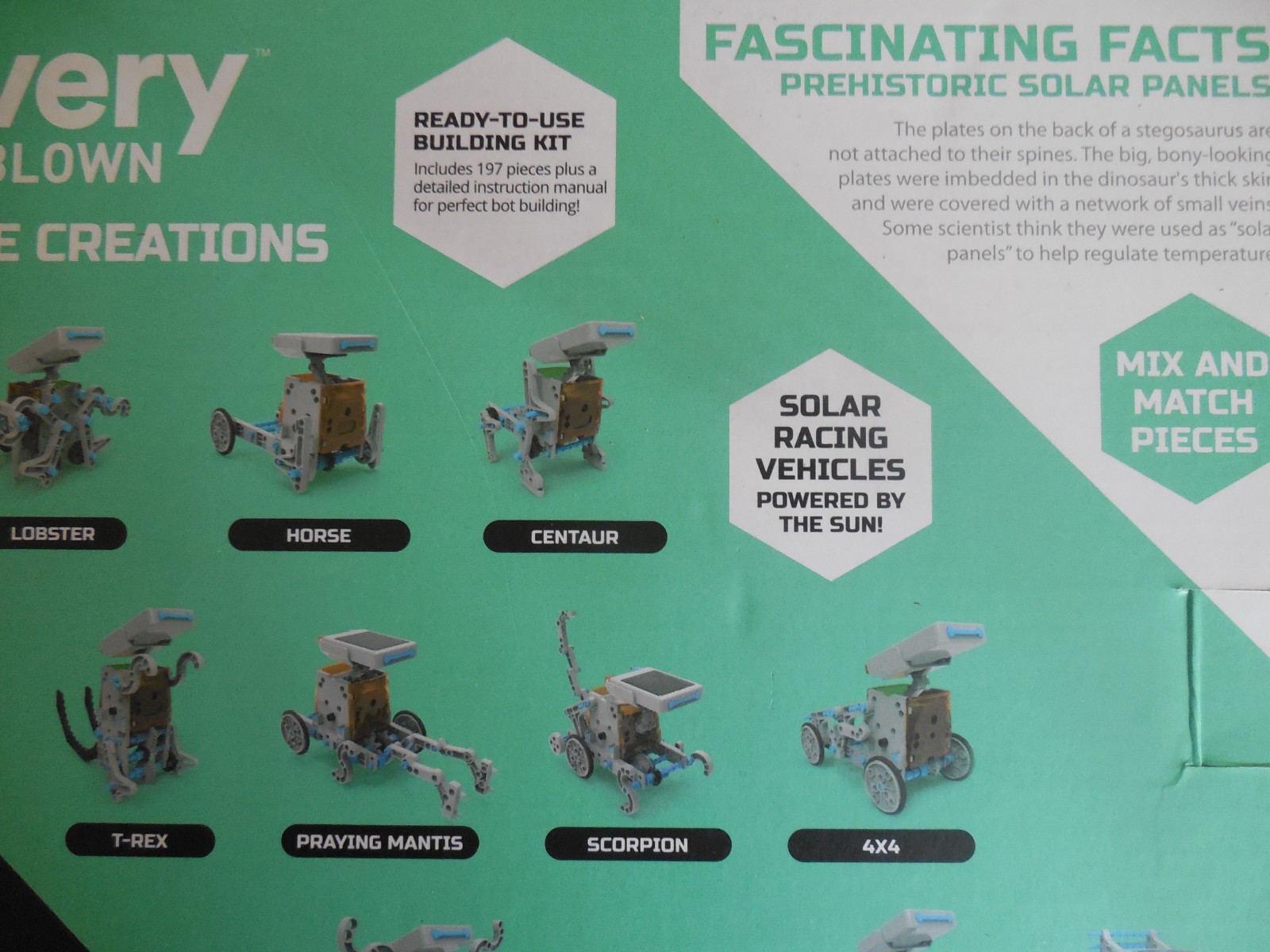 NEW Discovery #Mindblown “Solar Vehicle Creation” Kit w 197 Easy-Build Pieces