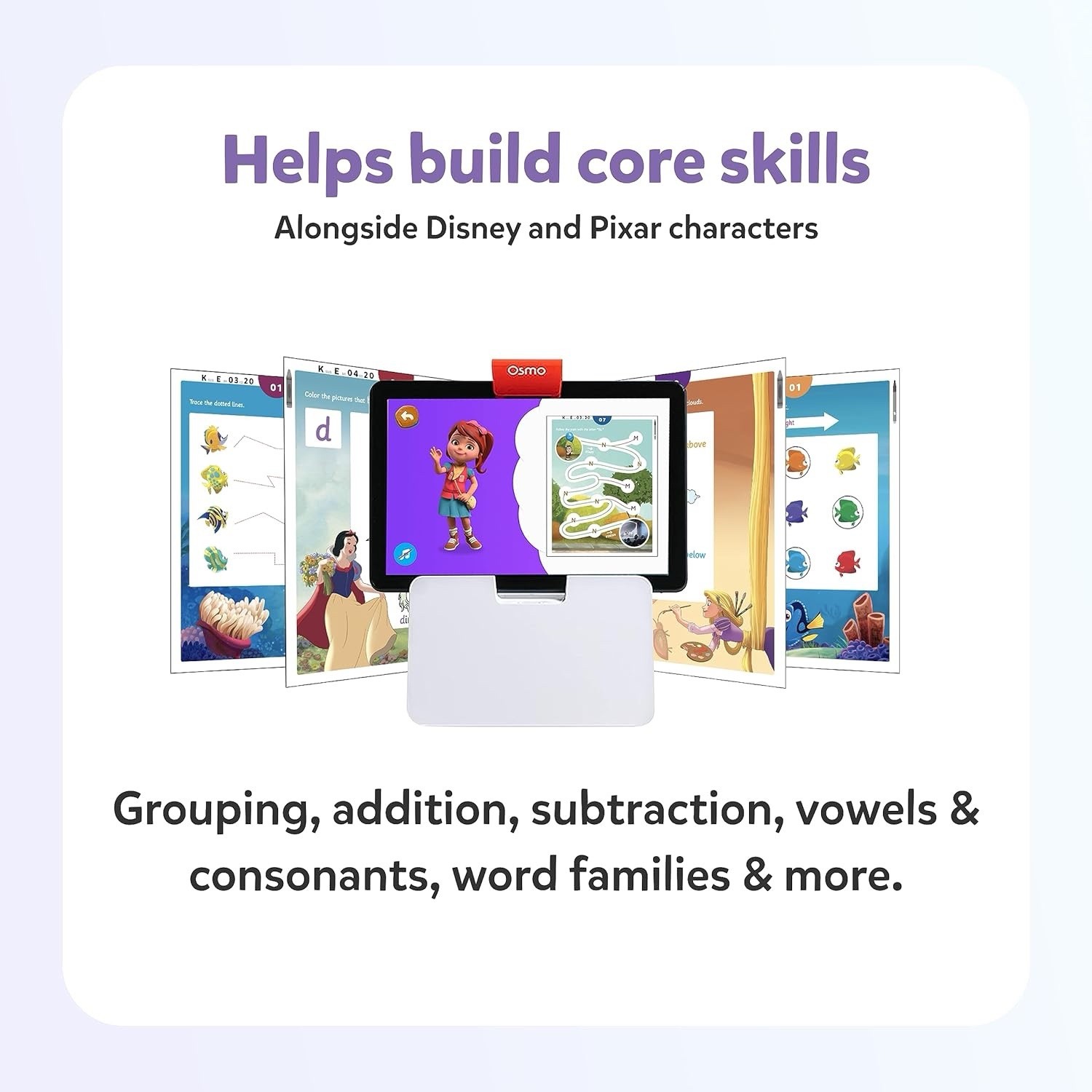BYJU’S Learning Kit: Disney,Kindergarten Premium Edition (App +10 Workbooks( 4-6