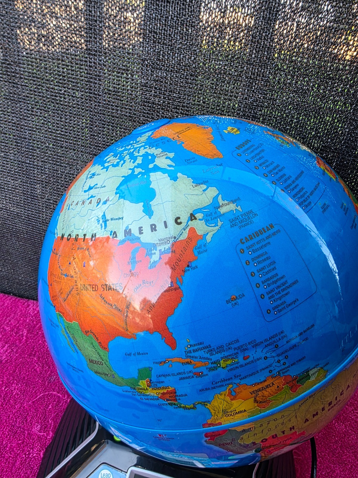 LeapFrog 80-605400 Magic Adventures Globe Educational Toy FOR PARTS