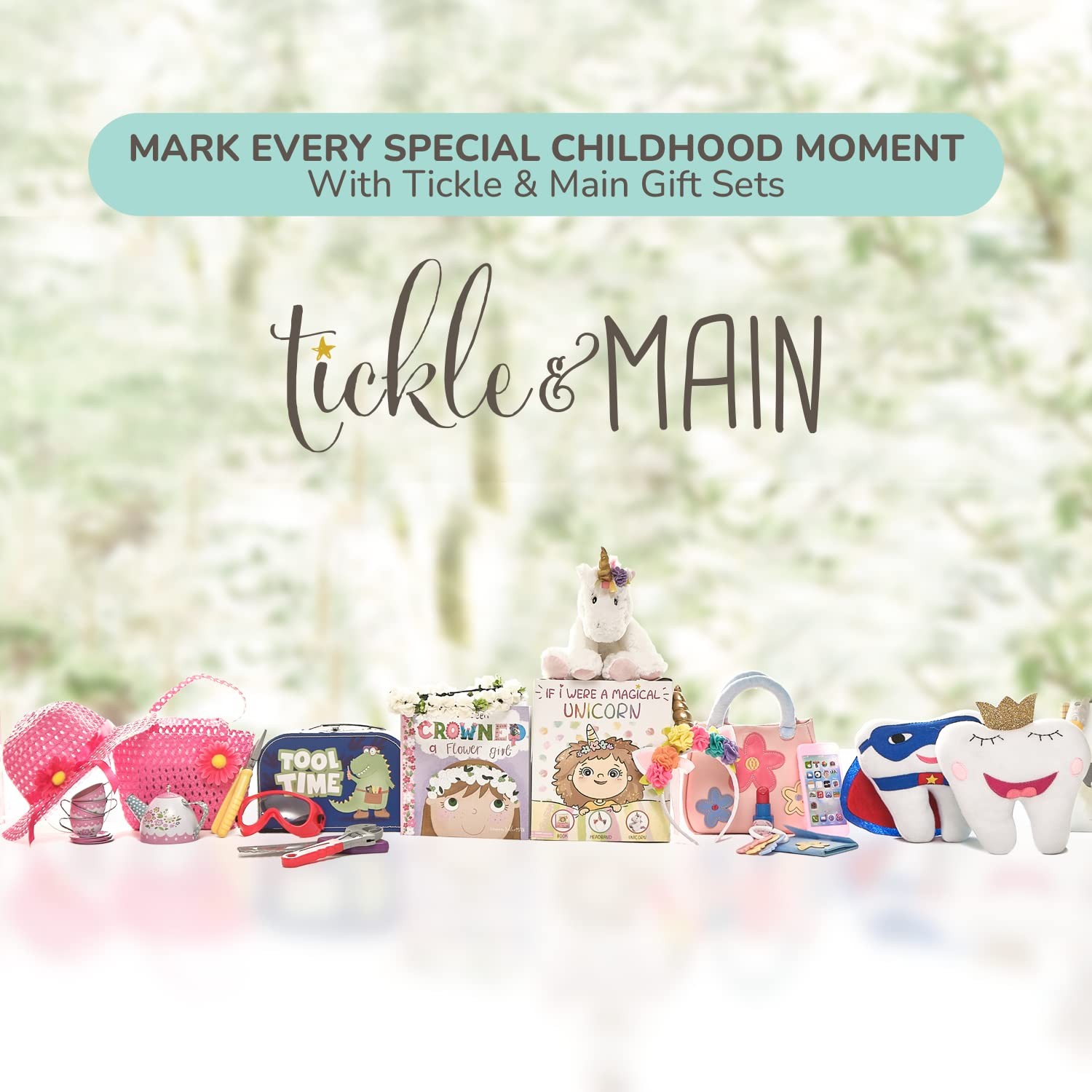 Tickle & Main Baby Gift Set for Twins Newborn & 3 Piece Set, Multicolor