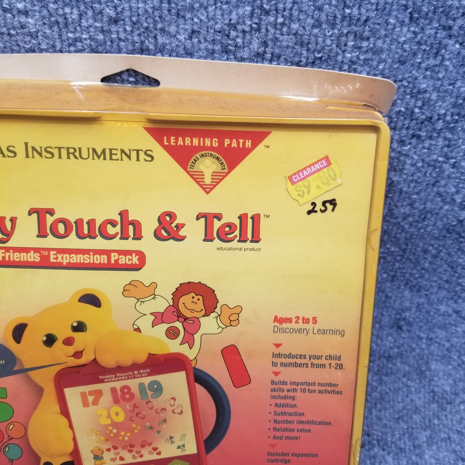 Teddy Touch & Tell Teddy’s Number Friends Expansion Pack Texas Instruments