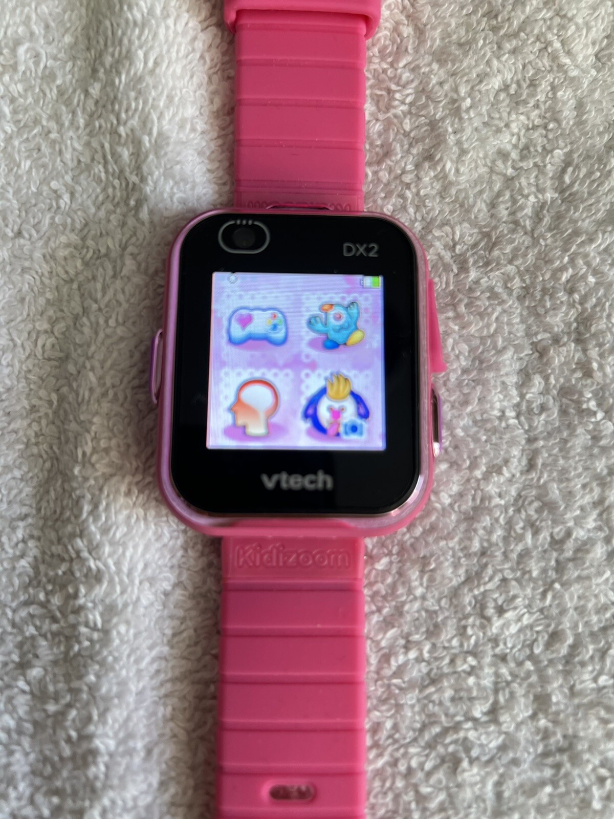 VTECH Kidizoom Smart Watch DX2 Pink Camera Video Games Time Apps Ages 4+