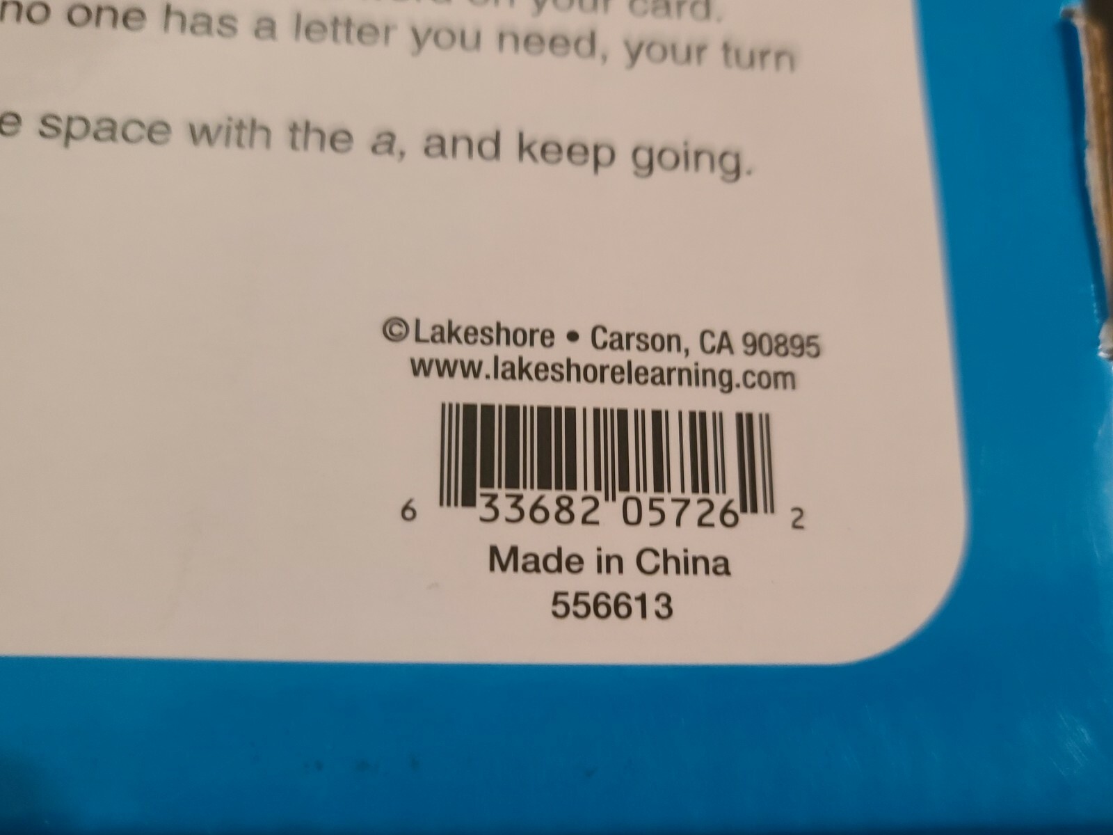 COMPLETE Educational Lakeshore Jet-Boat Harbor A Short Vowels Game GG219