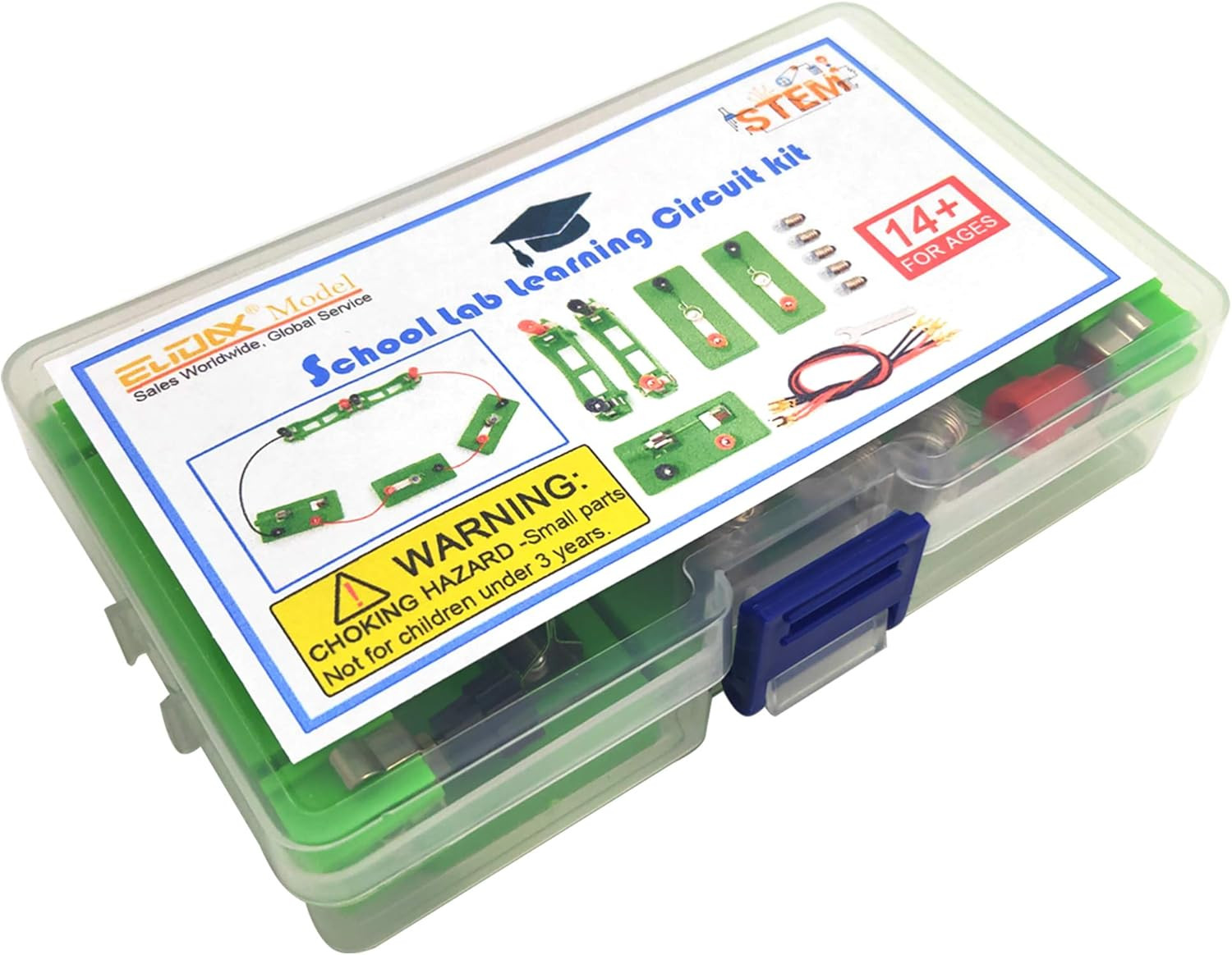 Physics Science Lab Learning Circuit Kit,Electricity Experiment Set,Building Cir