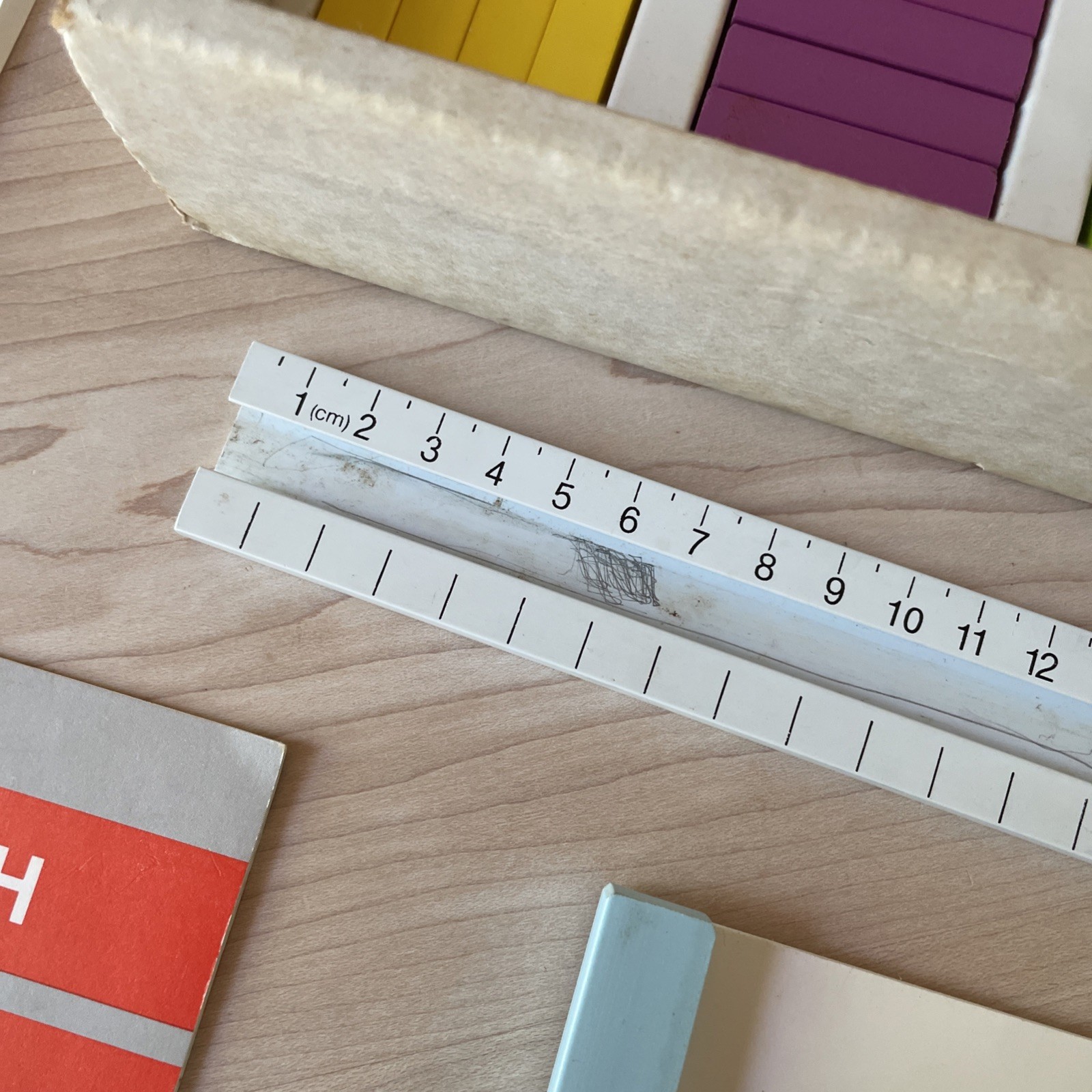 Cuisenaire Rods ~ VTG 1960s 70s ~ 153 pc. ~ Montessori Mathematics Math Learning