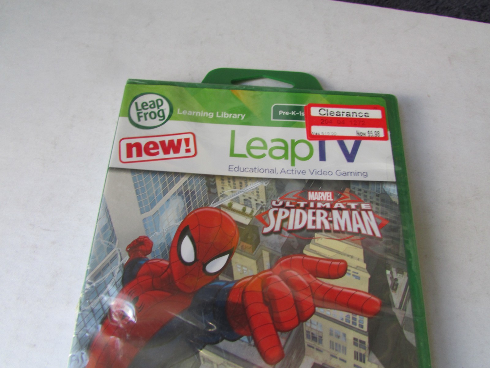 New Sealed Leapfrog Leap TV Marvel Ultimate Spider-Man Educational Video Game