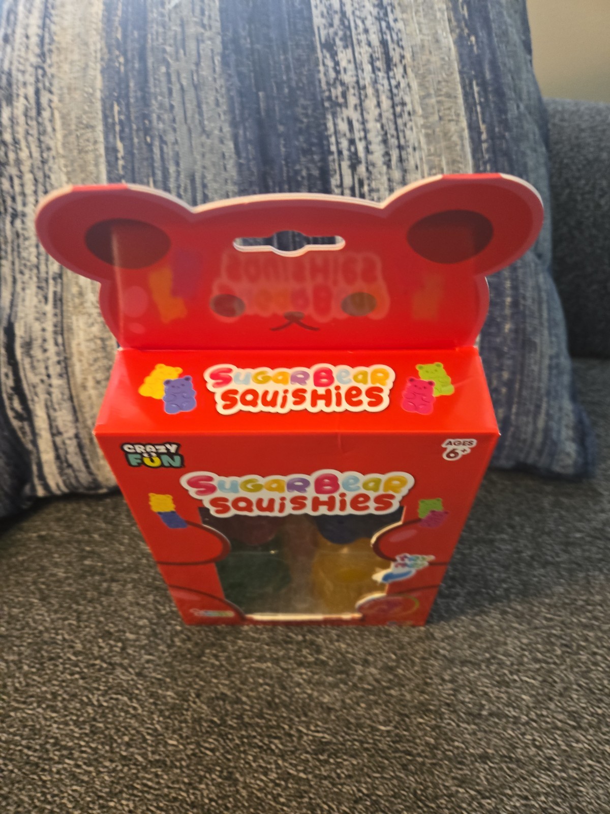 Viral Crazyfun Sugar Bear Squishies Scented 4 Pack Set Squish Toy RMS NEW