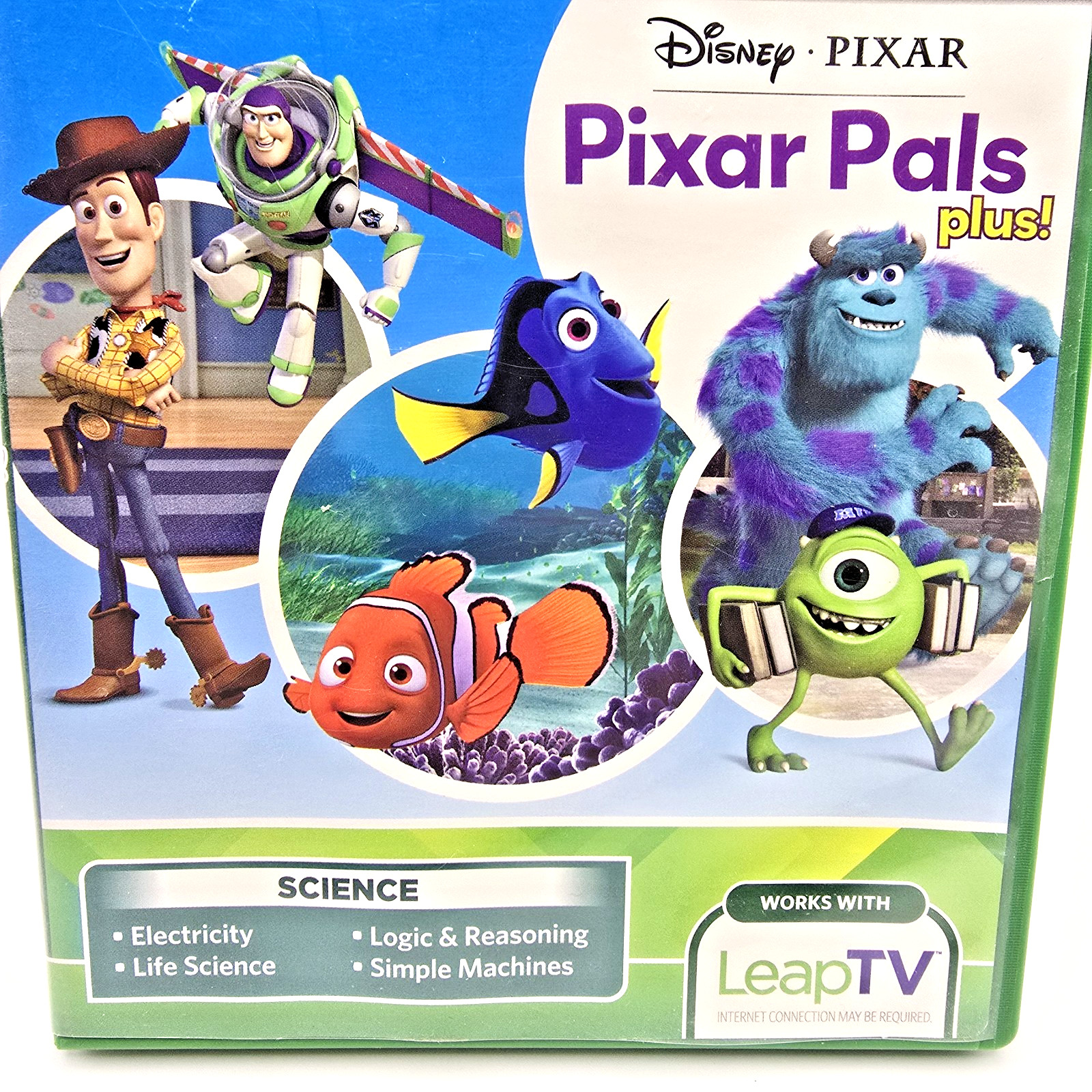 LeapFrog Disney Pixar Pals LeapTV 4-7 Years Science Educational Video Game 2014