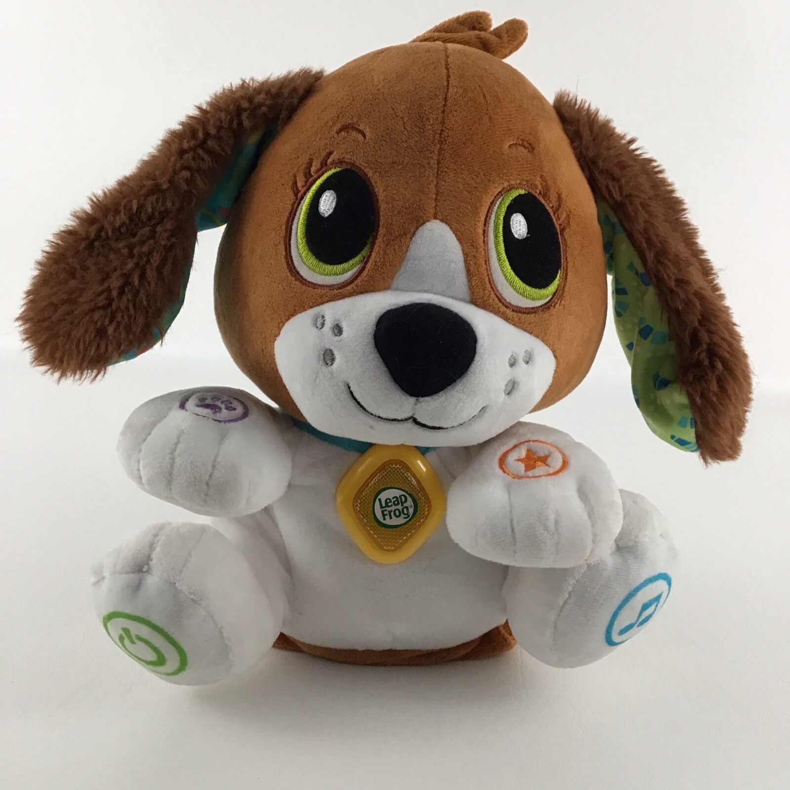 Leap Frog Speak & Learn Puppy Plush Stuffed Animal 10″ Interactive Talking Dog