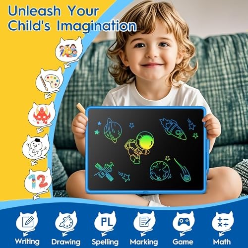 Kids Gifts Ideas, 20 Inch Large LCD Writing Tablet for 17″W x 13″H Blue