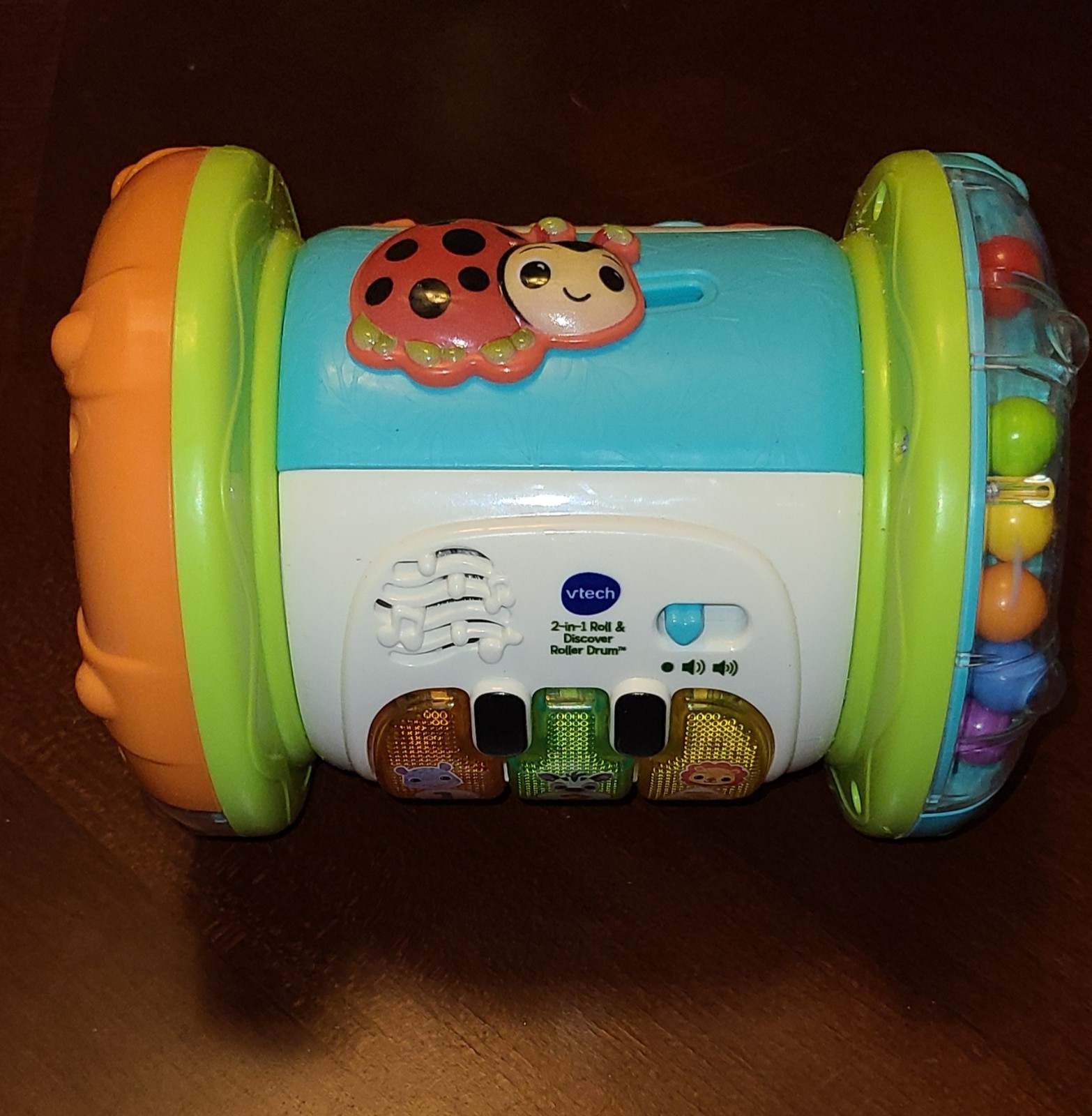 VTech 80-562600 2-in-1 Roll & Discover Roller Drum, English Version Working