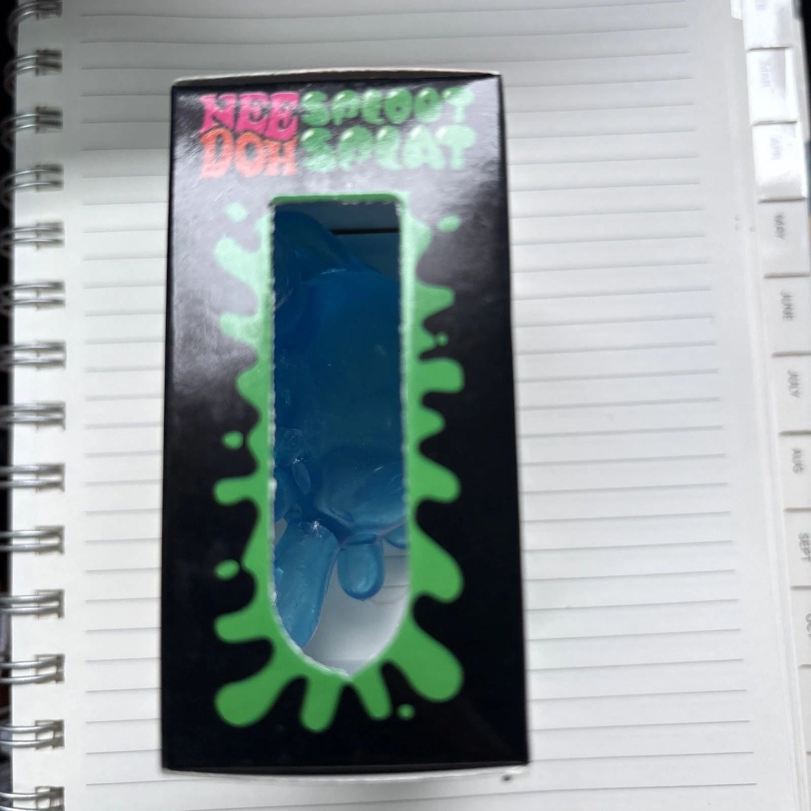 Nee Doh NIB Sploot Splat Blue Fidget Toy Stress Relief Autism Anxiety Therapy