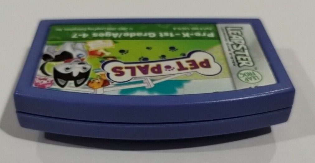 Leap Frog Leapster Pet Pals Game Cartridge Only Prek-1st Age 4-7
