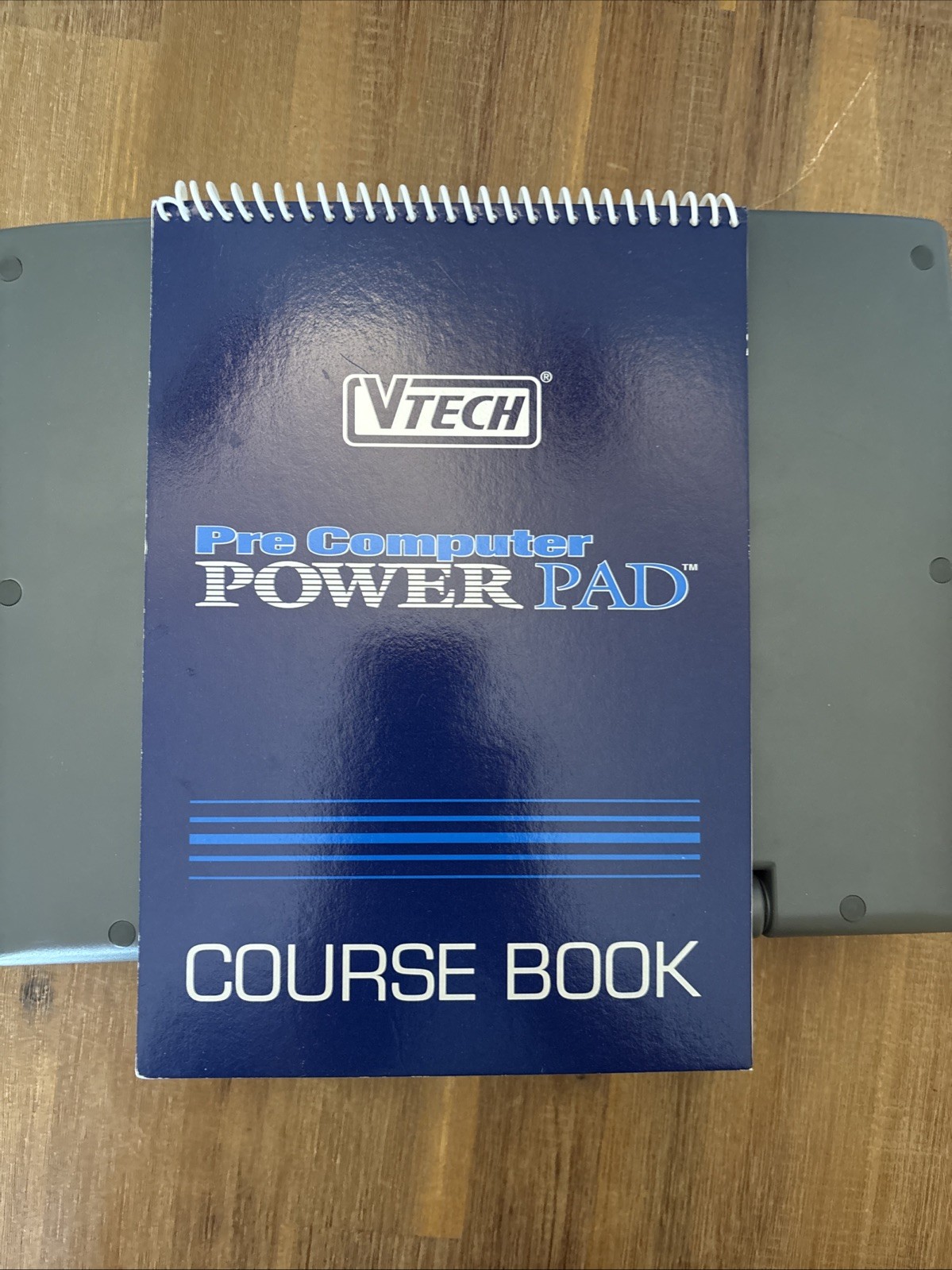 Vtech Pre Computer Power Pad VTG Educational Laptop + Manual, Box, 2 Games Works