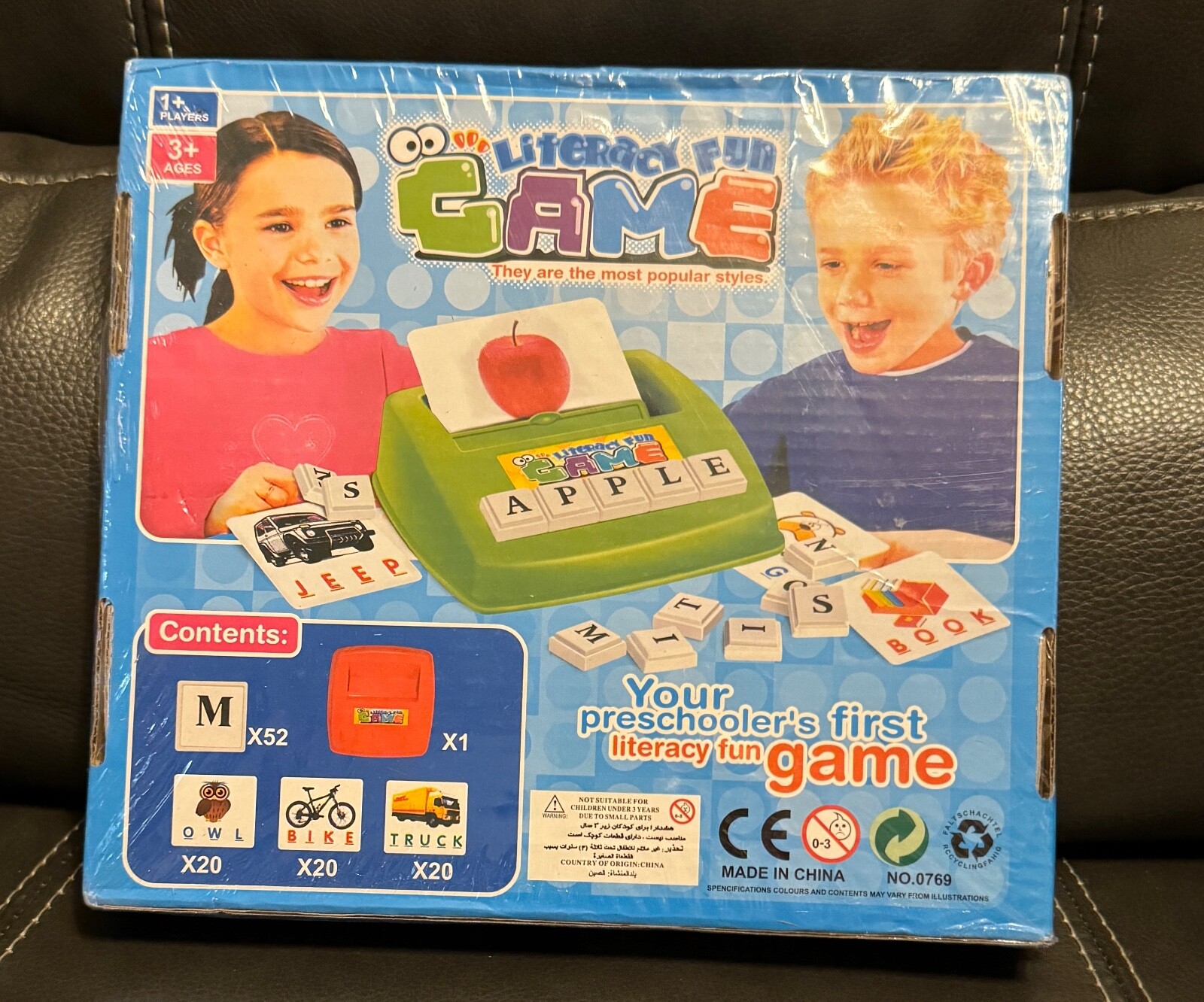 BRAND NEW LITERACY RED FUN GAME PRESCHOOL EDUCATIONAL 3+ 1 PLAYER LEARNING GAME