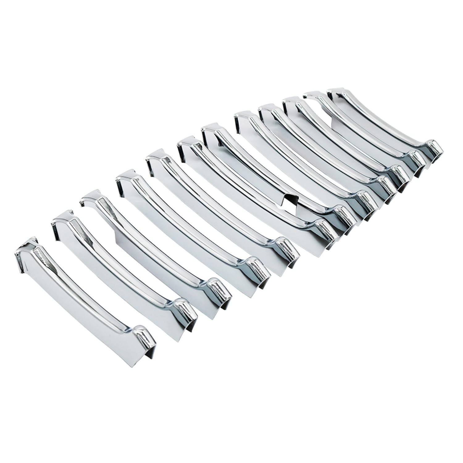Front Grill Chrome Trim Compatible with Maserati Ghibli 2013 2014 2015 2016 2…