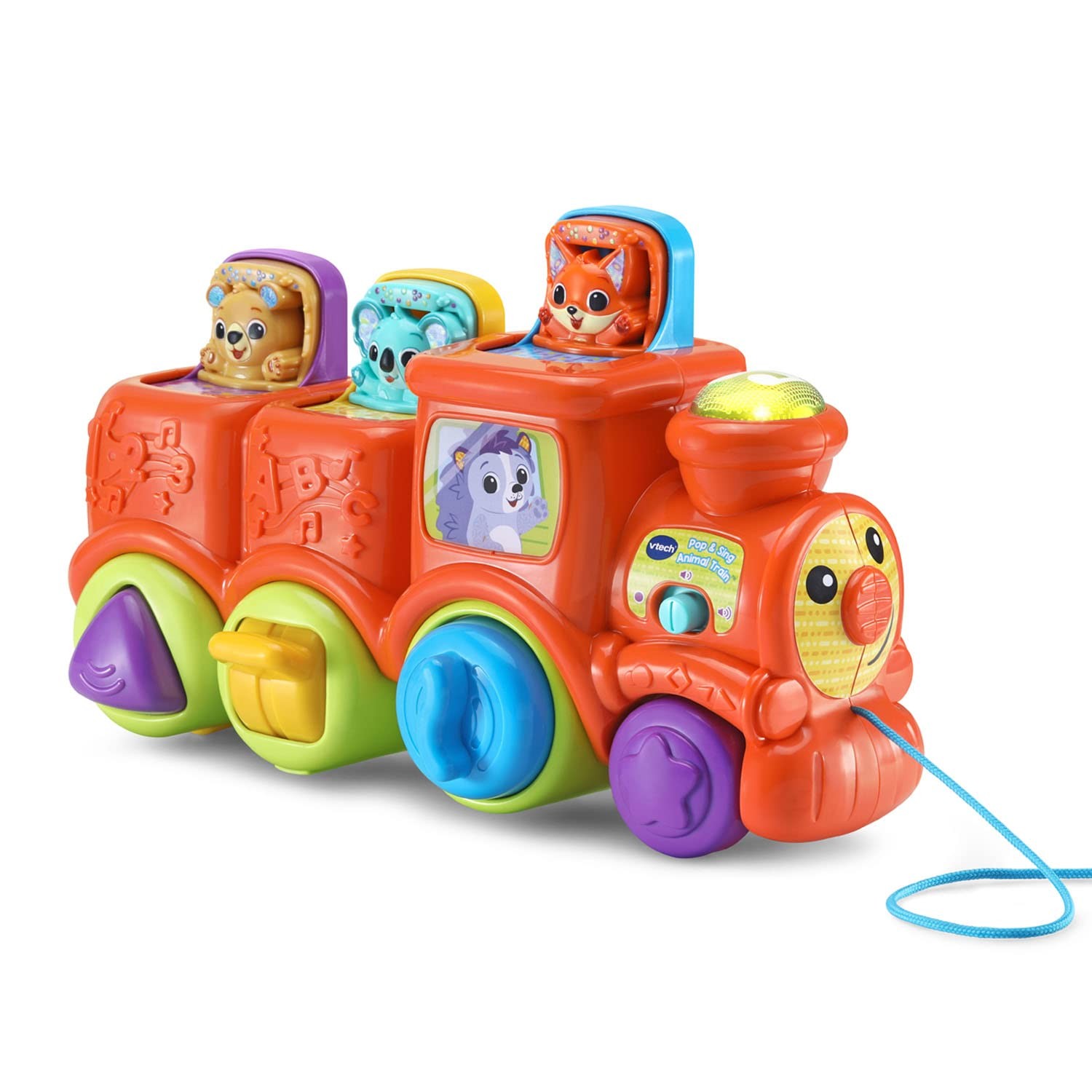VTech Pop and Sing Animal Train 11.42 x 5.4 x 5 inches, Multicolor