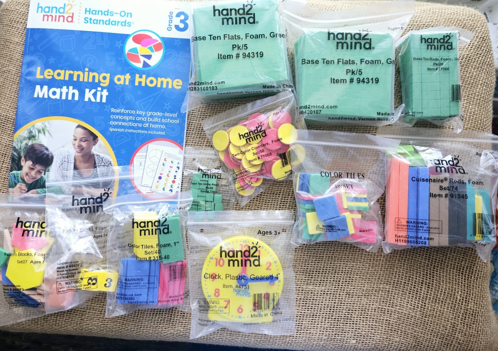 New Hand 2 Mind Grade 3 On Standards Learning At Home Math Kit 93544 ETA…