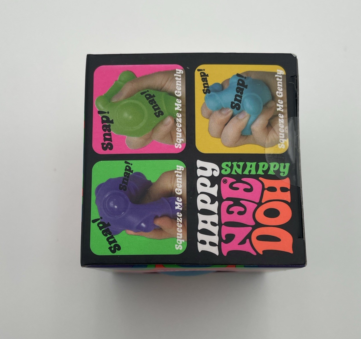 Schylling NeeDoh BLUE Happy Snappy Stress Ball RARE Nee Doh NEW & AUTHENTIC