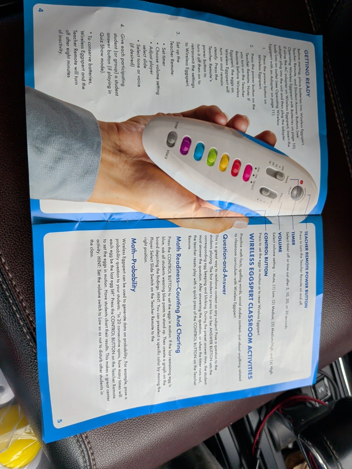 Educational Insights Wireless Eggspert Classroom Management Games Teachers Math