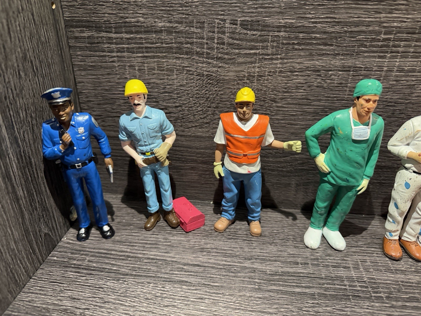 10 Lakeshore Career Helpers 5” Figures Educational. Police, Painter, Doctor, Etc