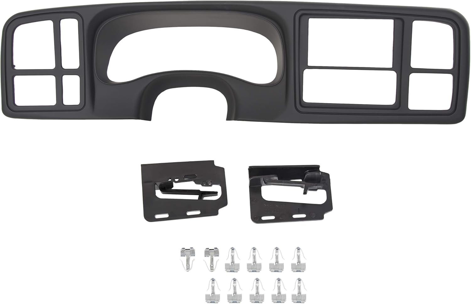 Kojem Double DIN Dash Cover Kit Compatible With 1999-2002 Chevy Silverado Avalan