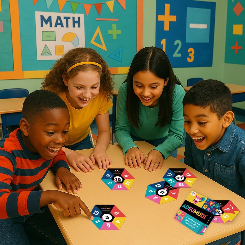 Evermade Adsumudi Math Game – The Monstrously Fun, Smart Game for Kids to Practi