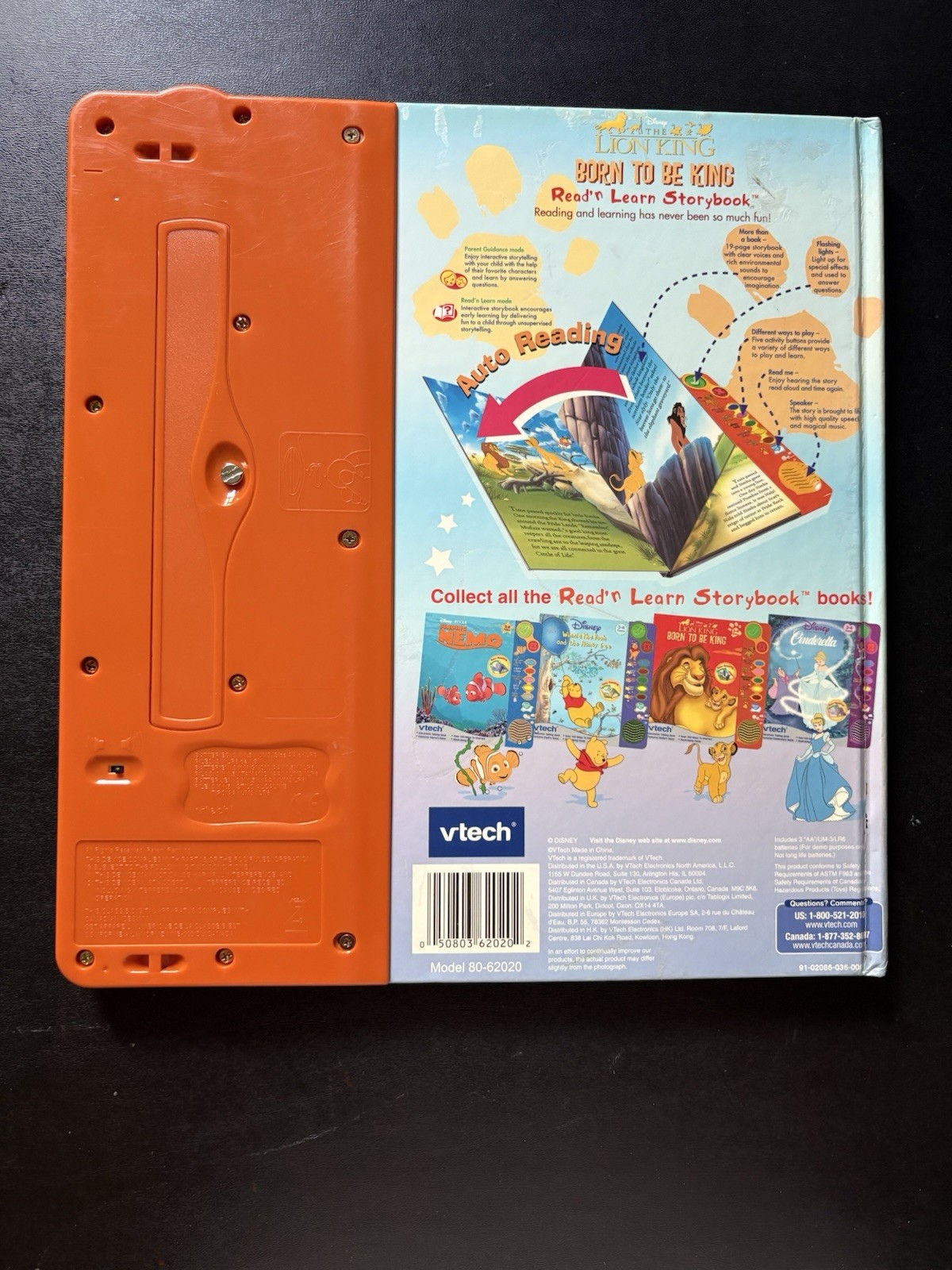 Vintage VTech Disney The Lion King Born to Be King Electronic Talking Book Works