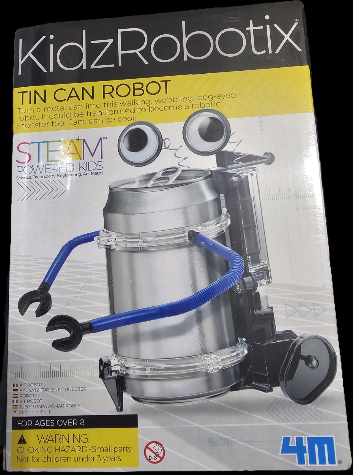 Kidz Robotix Tin Can Robot Model Kit 8+