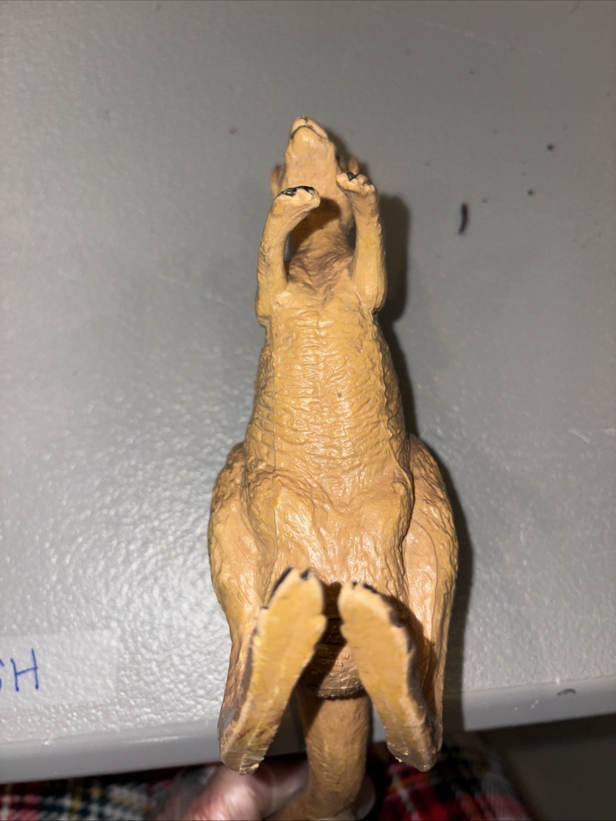 Kangaroo Toy Figurine AAA Hard Plastic Marsupial Joey Australia Wild Animal 6 in