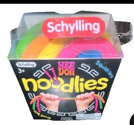 NEEDOH NOODLIES Sensory Fidget Toy, Stretch, Squish, Knot 5 Colors USA