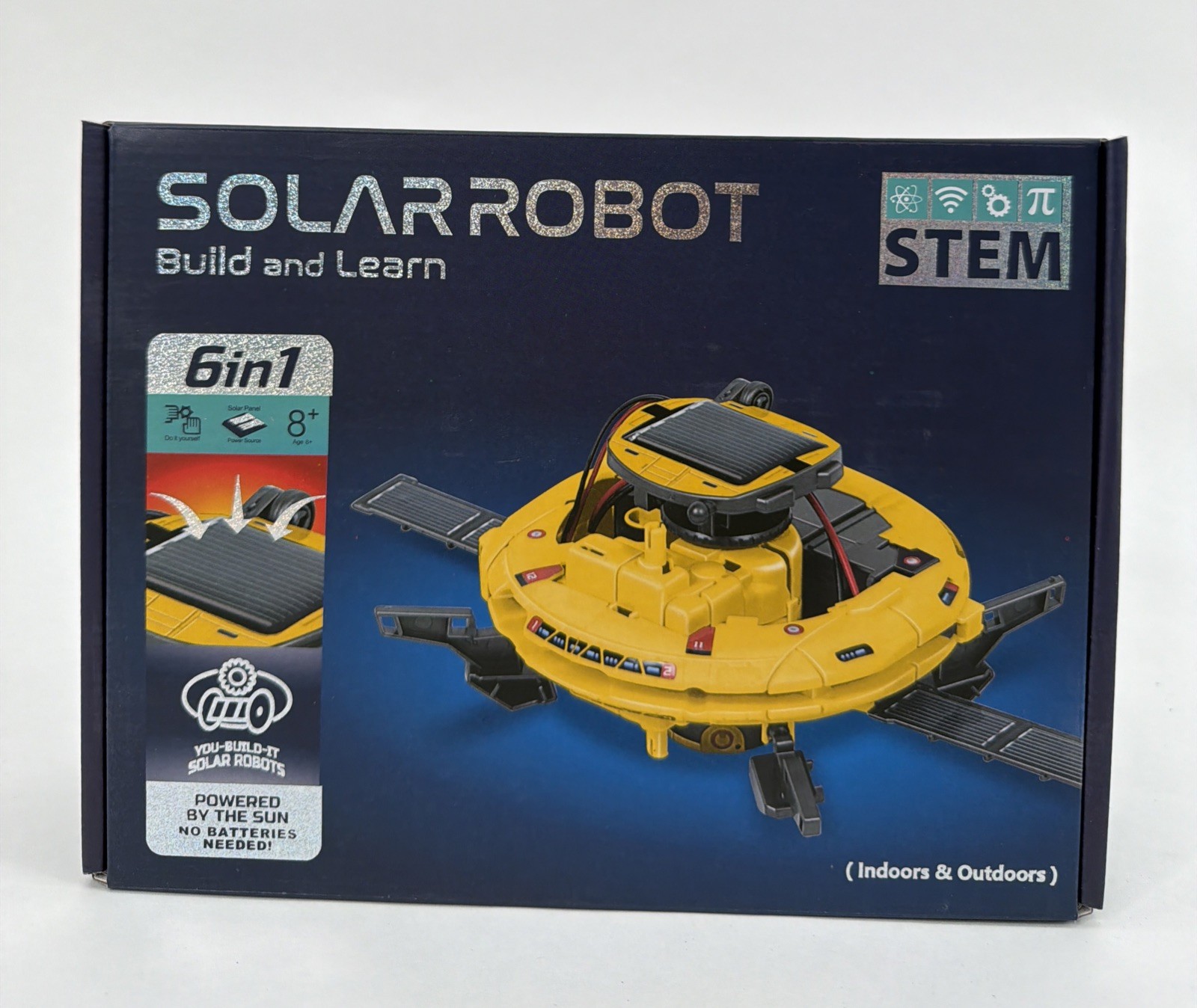 COBFDHA STEM Projects for Kids Age 8-12, Science Kits Boys, Solar Yellow