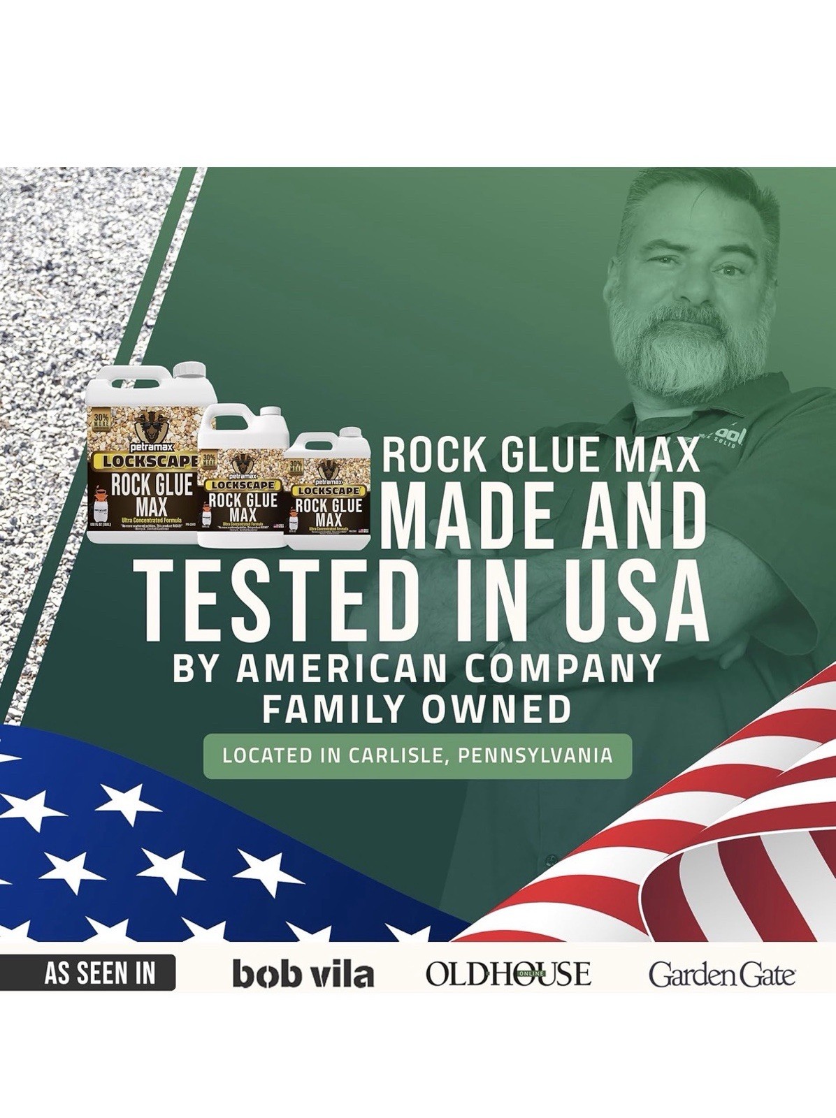 Max Rock Glue 1 gal. Landscaping Mulch Sticky Clear Gravel Binder