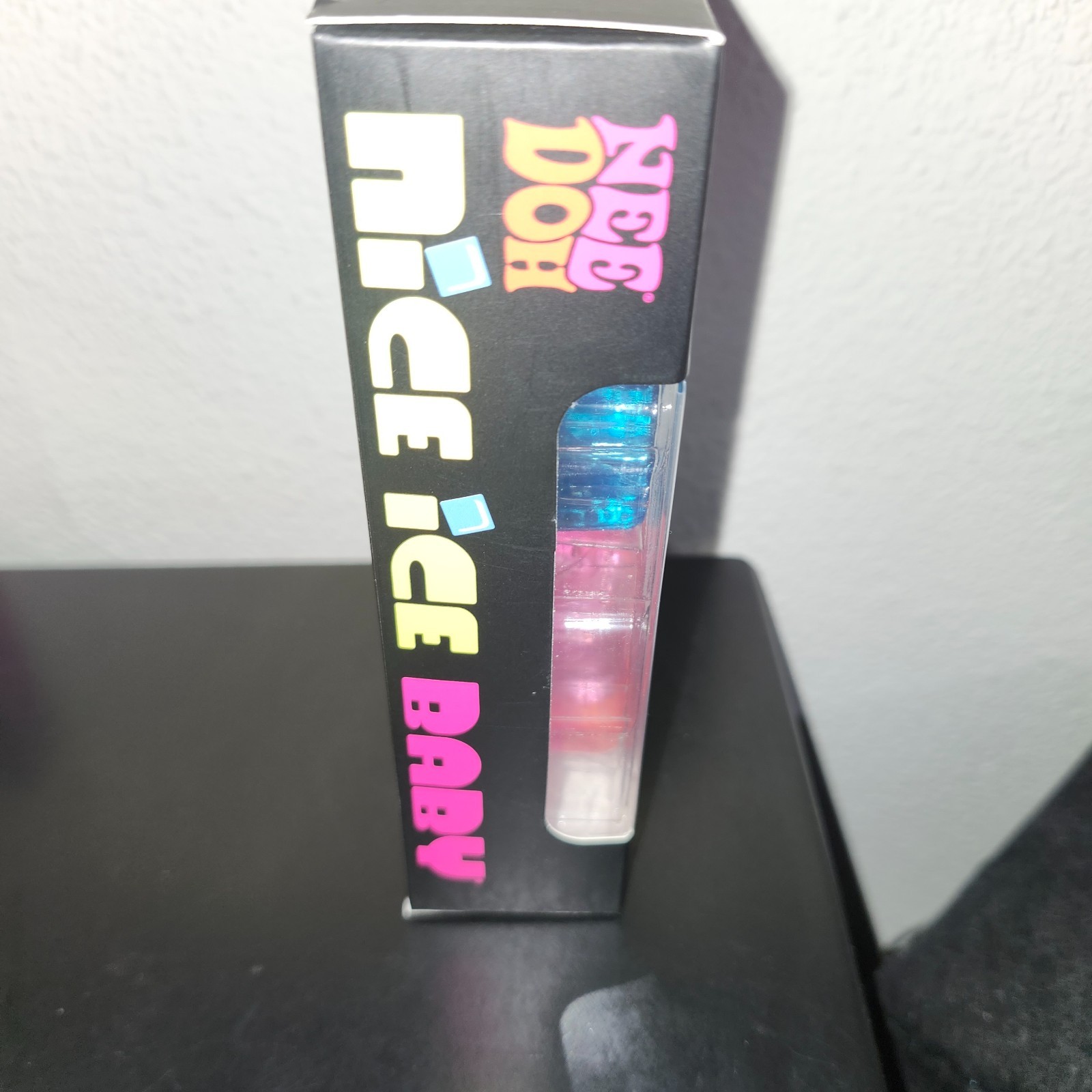 NeeDoh Nice Ice Baby 4 pack Nee Doh Mini Nice Cubes Pink Blue Purple NEW SEALED