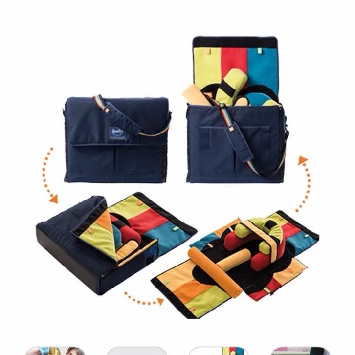 Firefly Playpak Early Intervention Therapy Kit w/ Carry Bag, Mat, Rolls