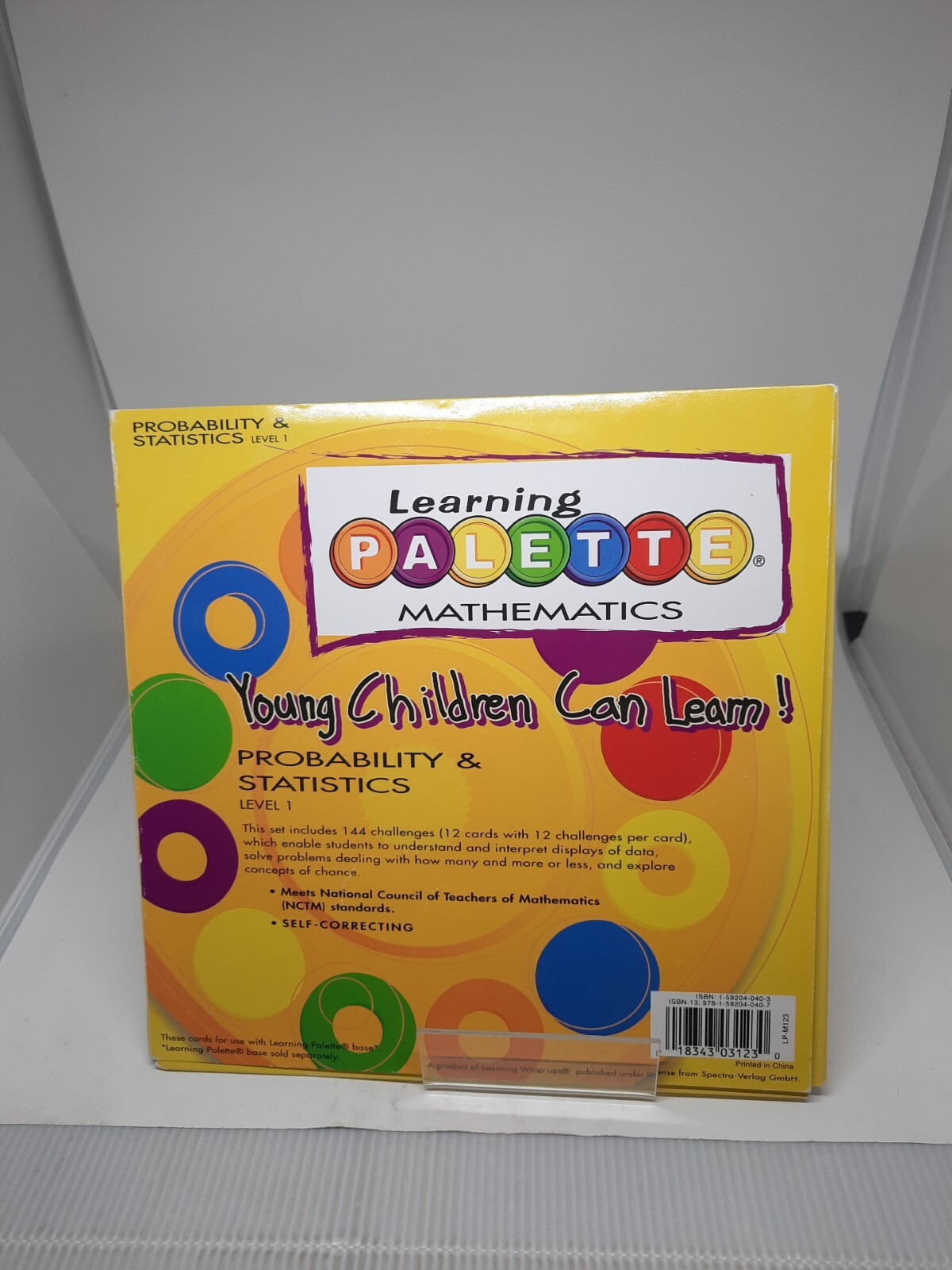 Learning Palette Probability and Statistics Level 1 Math Cards