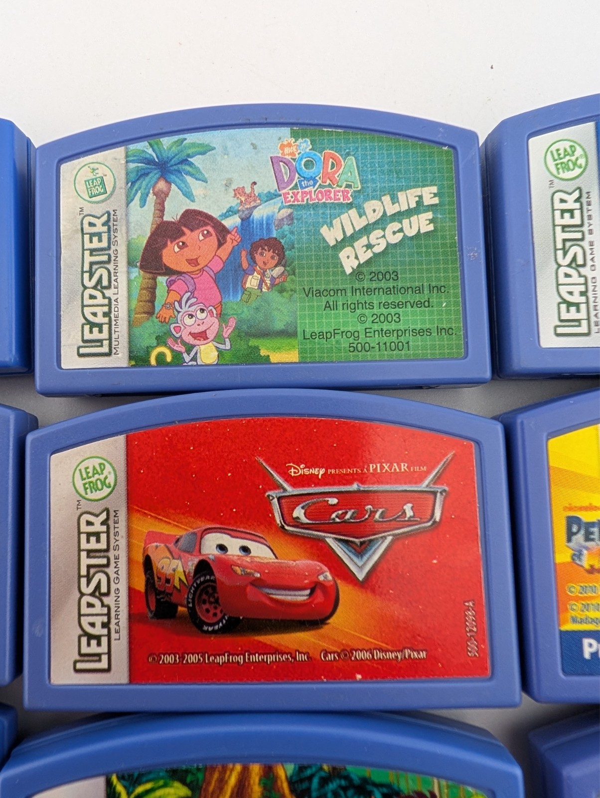 Leap Frog Leapster Learning Cartridges Used Lot Bundle 14 Games