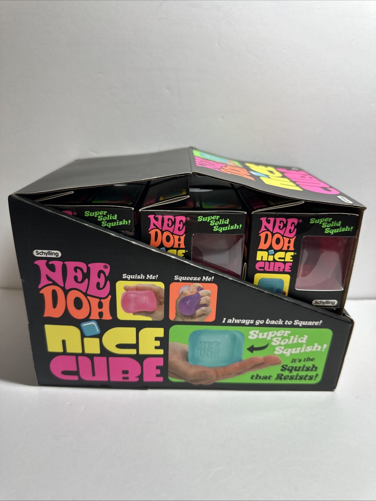 Schylling Needoh Nee Doh Nice Cube Case Of 12 With Display Box