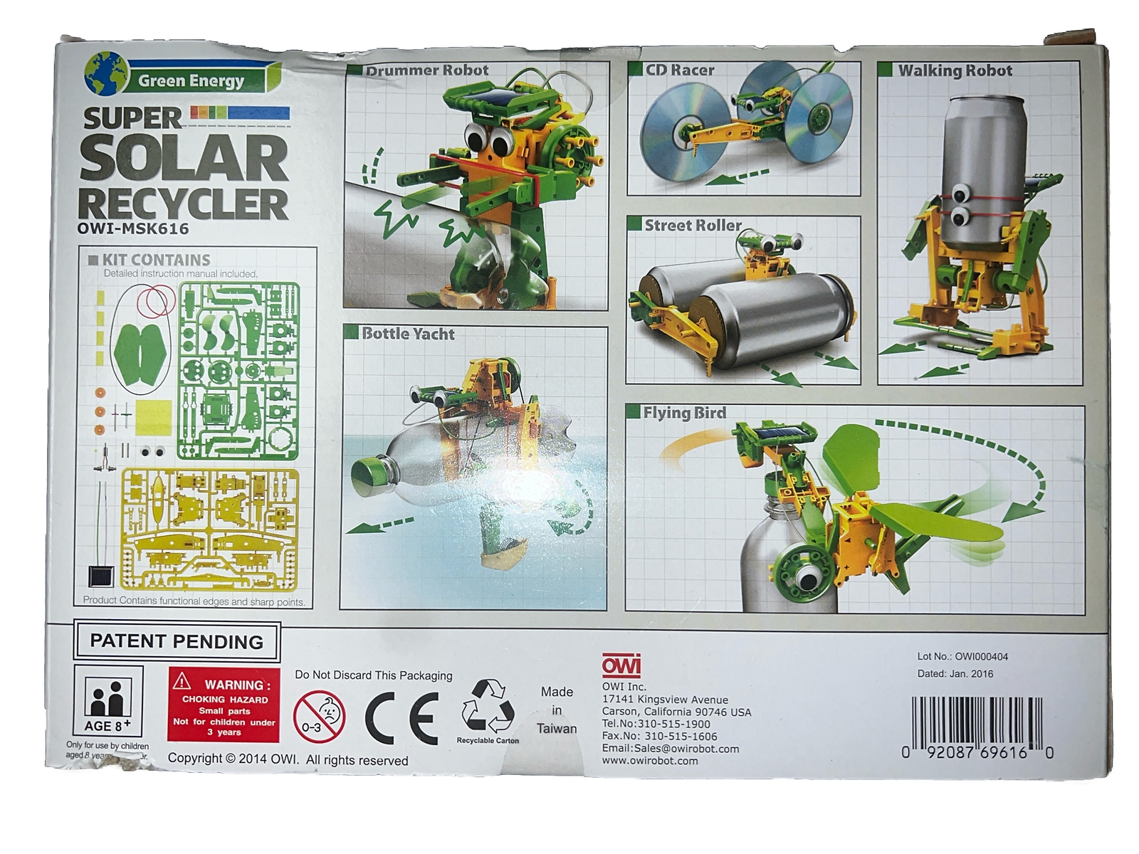Office & Facility Supplies – Educational Solar Kit – Robotikits OWI-MSK616 – Sup