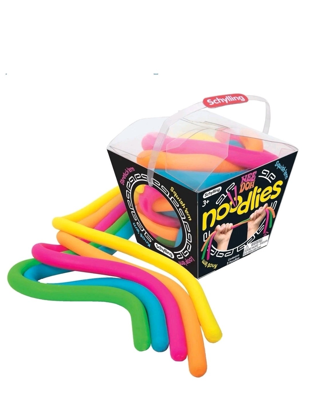 NeeDoh Noodlies Sensory Fidget Toy, RARE Nee Doh Stretchy Noodles AUTHENTIC USA