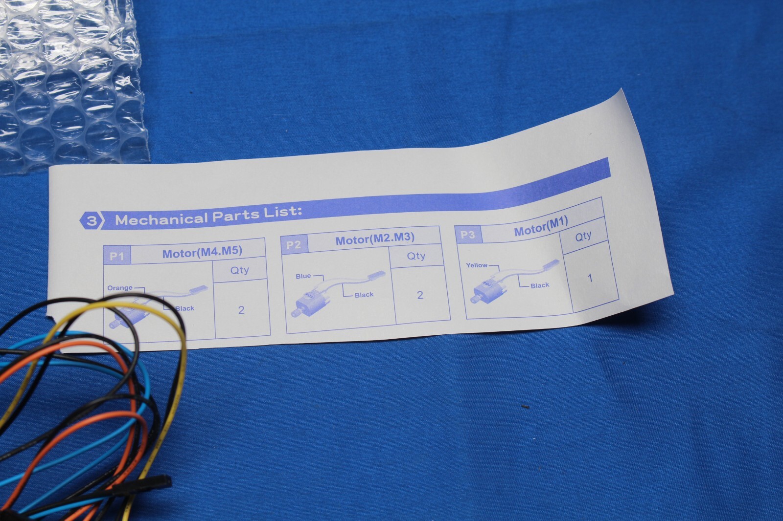 Replacement part motors for Wired Robotic Arm Kit Owi-535 Owikit Robotic