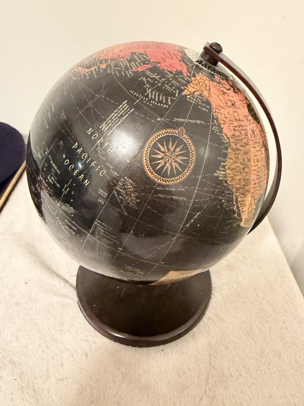 World Globe Earth Map Rotating Geography Ocean Desktop