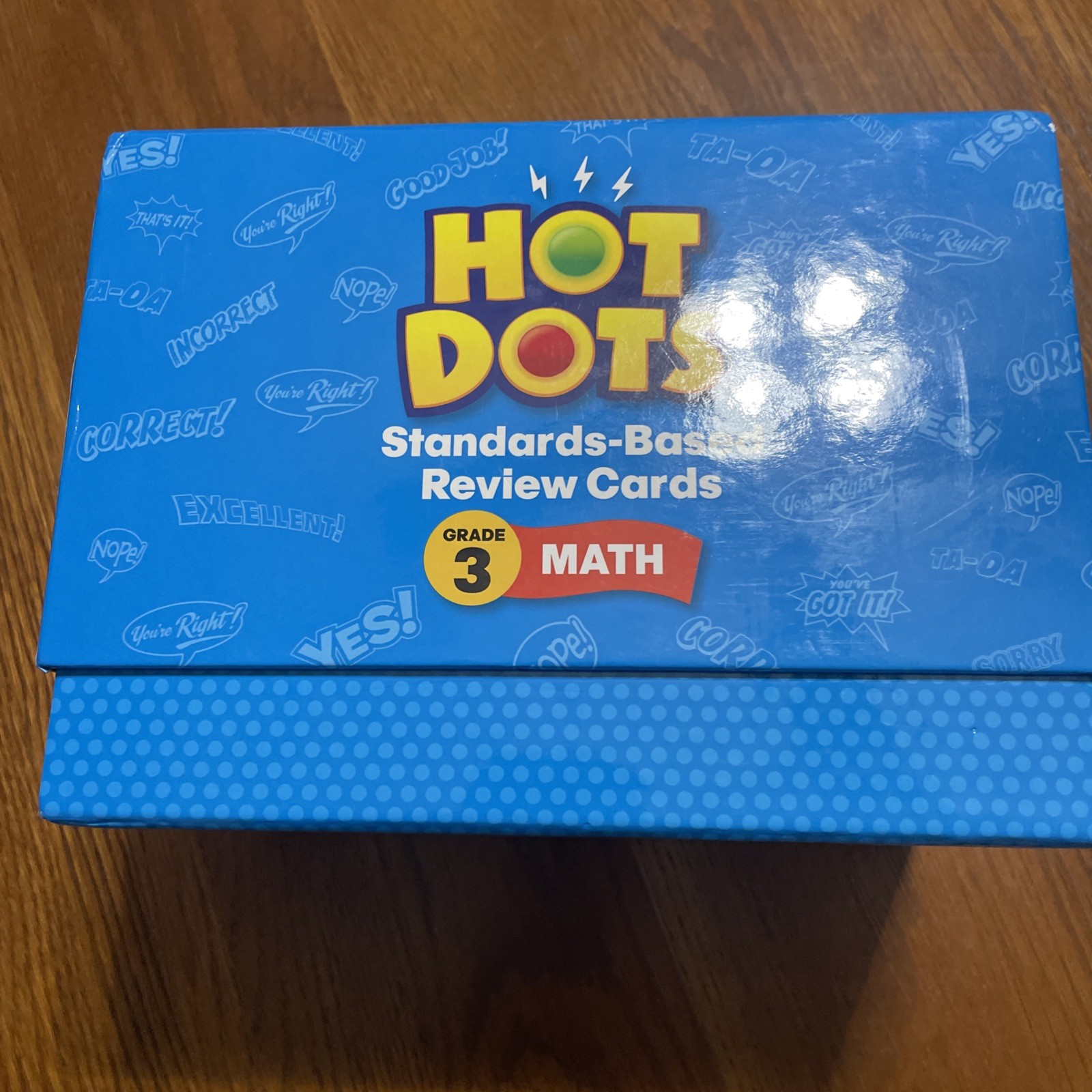 Hot Dots Standards Based Review Cards 3rd Grade Math Box Set