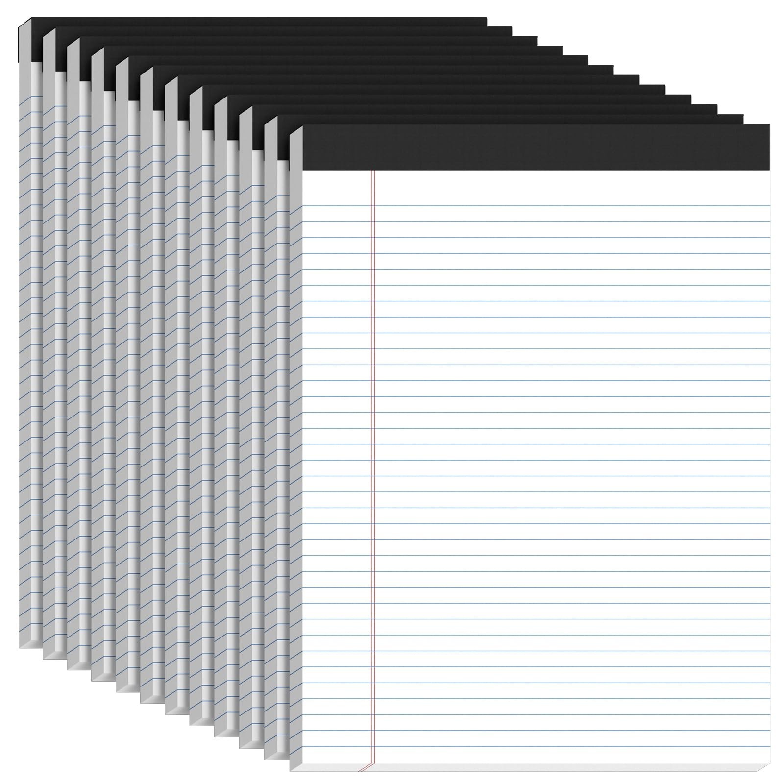 12 Pack White Legal Pads 8.5 x 11 College Ruled, 30 Sheets Per Note Pads 8.5 …
