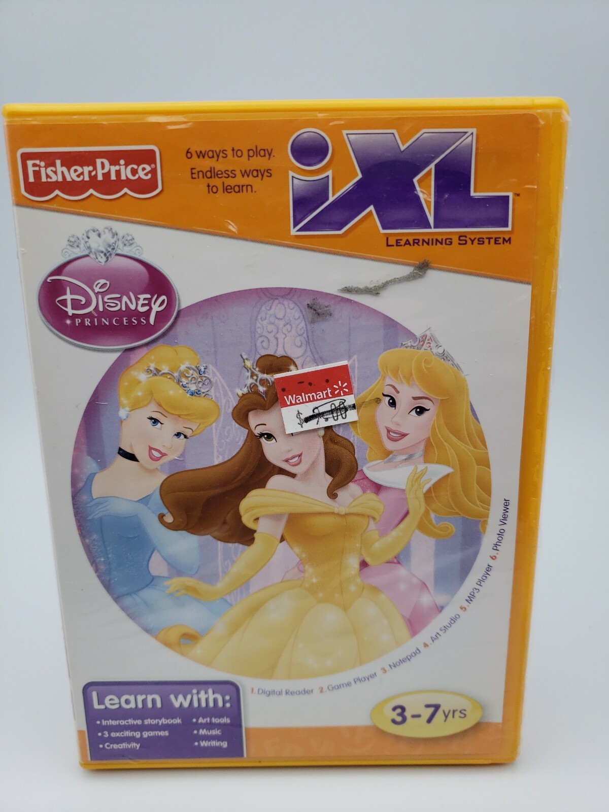 FISHER PRICE iXL DISNEY PRINCESS AGES 3-7 YEARS FREE SHIPPING!! NEW Open Box