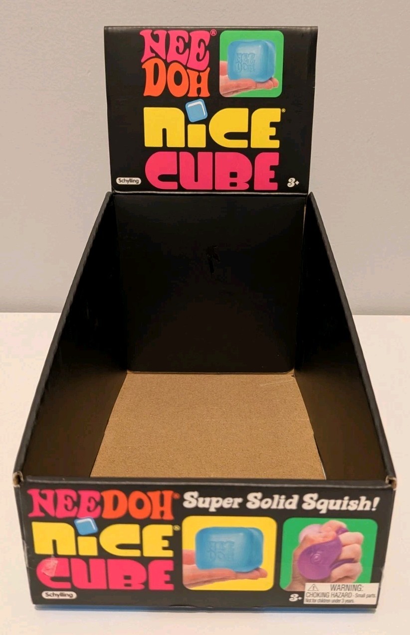 Nee Doh Nice Cube Schylling Display Box Only!