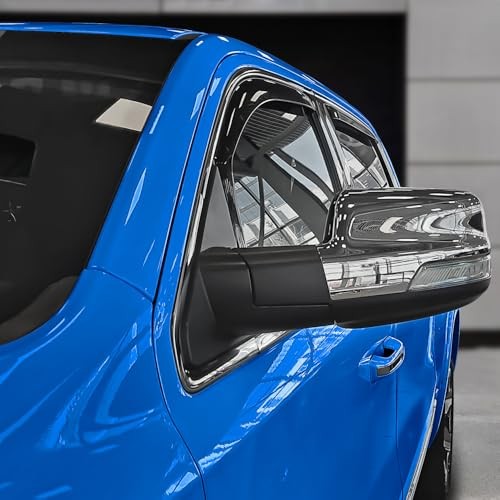 Shatterproof in-Channel Window Deflectors for Trucks Dodge RAM 1500 2019-2026 Qu