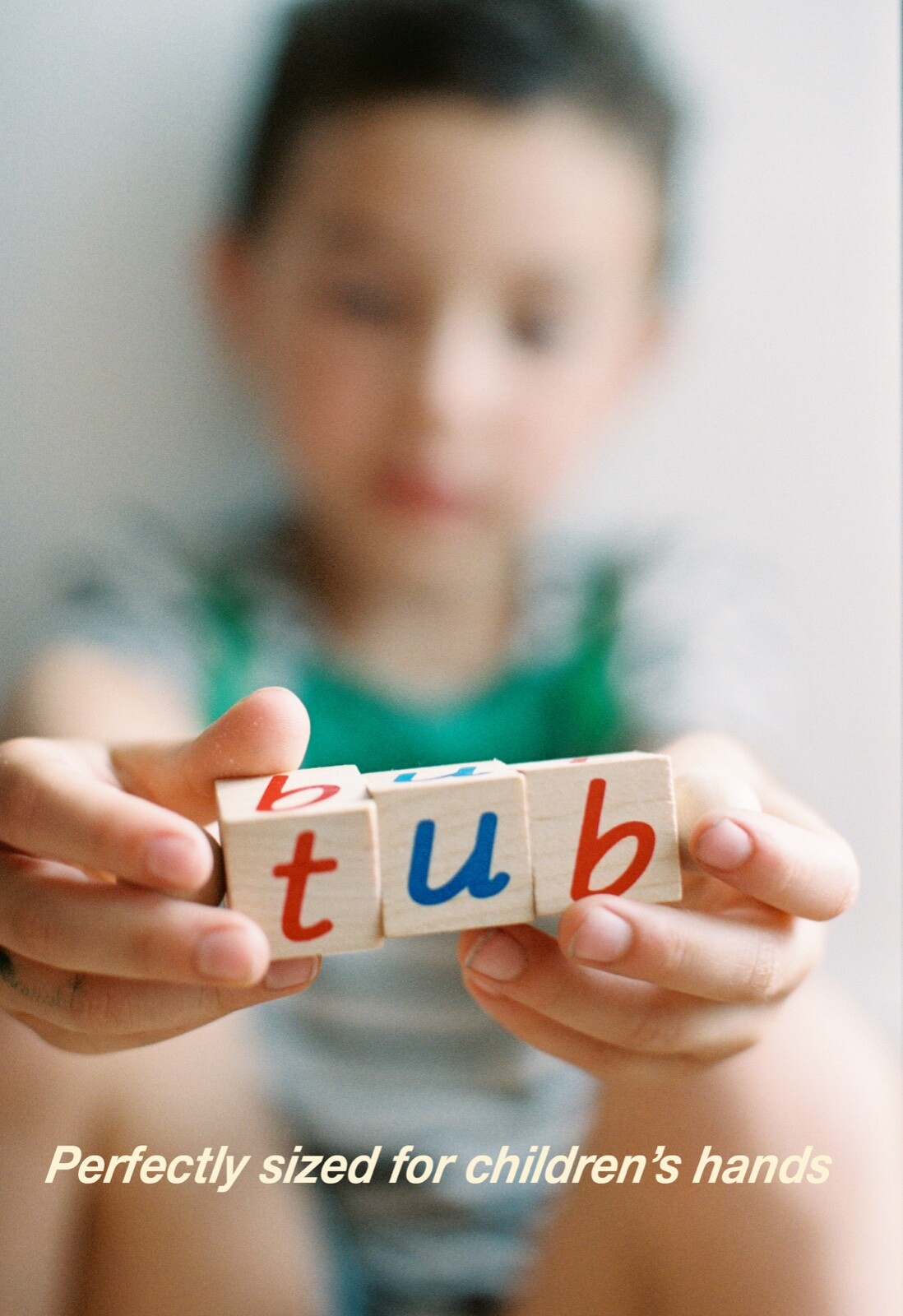 The Original Montessori Phonetic Reading Blocks, Learn to Read Educational Toy