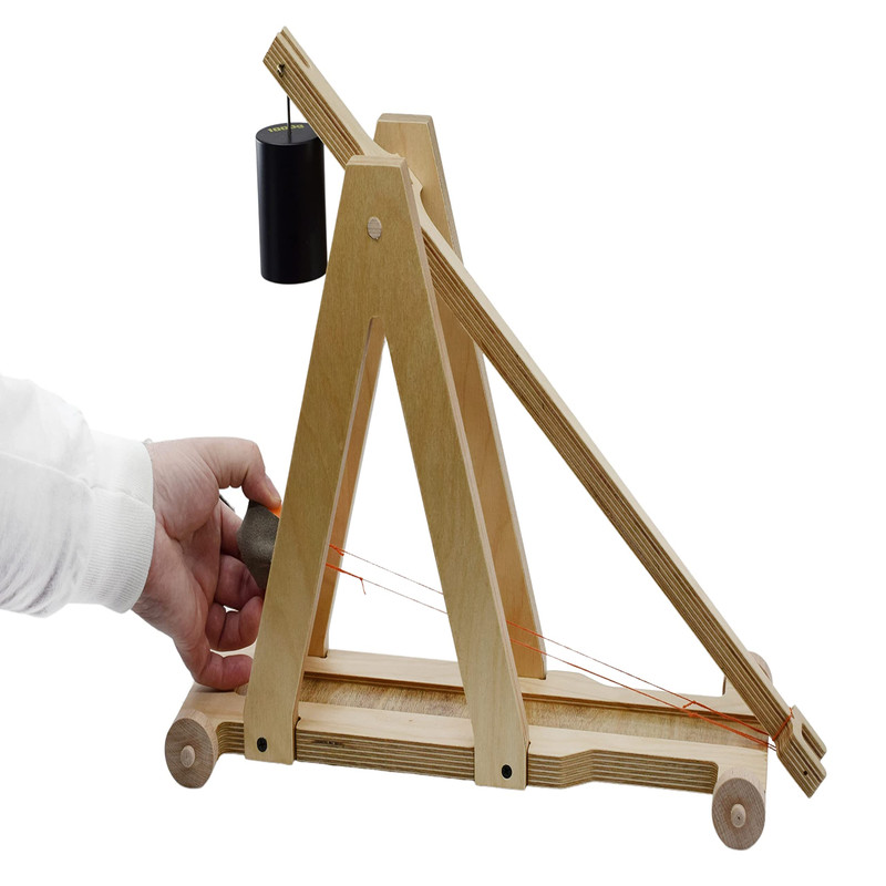 Eisco – Premium Large Trebuchet Physics Demonstration Kit 21 Beam Arm Explore